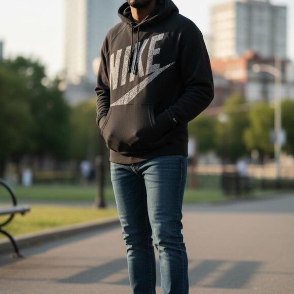 Nike hoodie sweater L - Picture 7 of 8